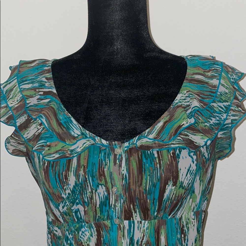a.n.a. Multi-Color Blouse - Picture 2 of 5